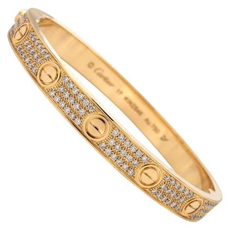 cartier love bracelet yellow gold - cartier love bracelet 17 750.